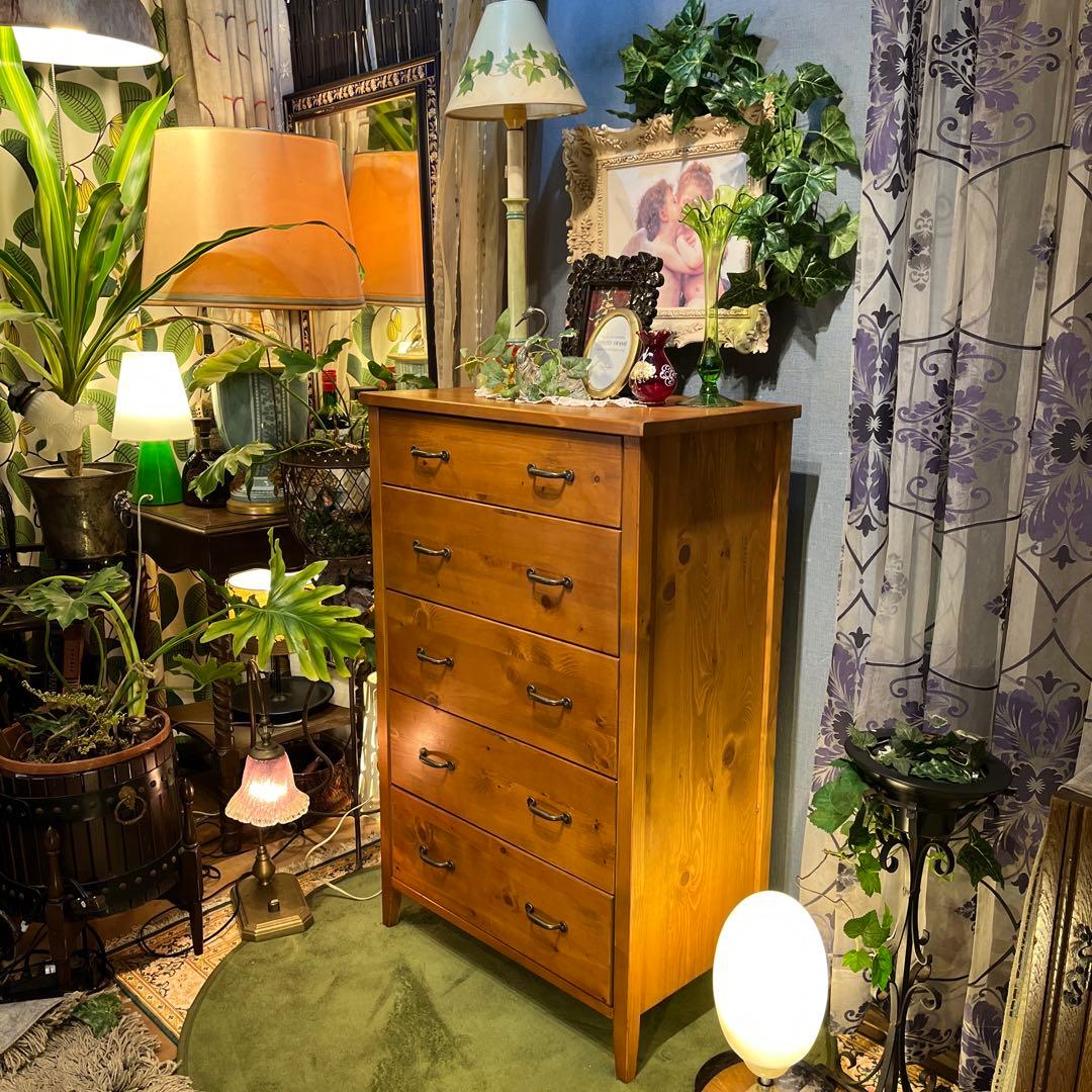 Sale フレンチカントリー　パインソリッド　クラシック　チェストキャビネット