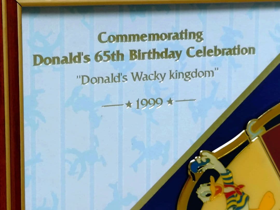 【希少】ドナルド　65周年　 ワッキーキングダム 　ディズニー　入手困難　激レア