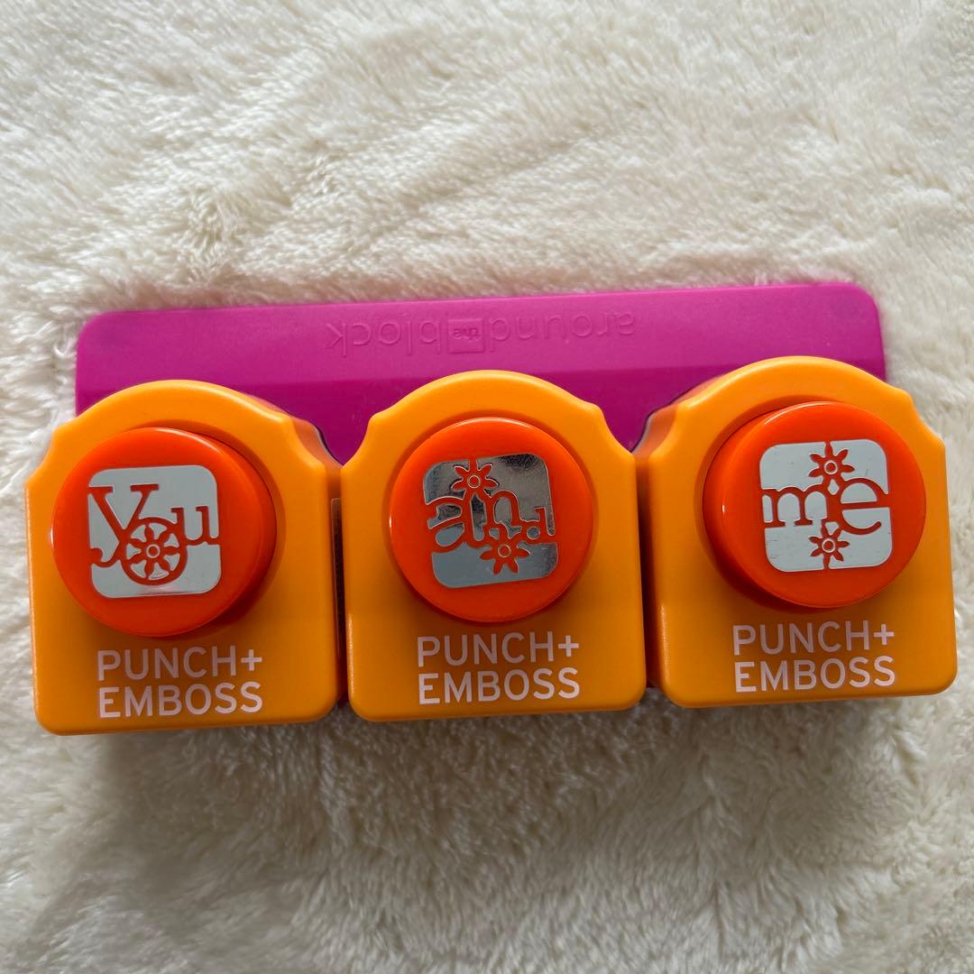 PUNCH ＋ EMBOSS TRIO  クラフトパンチ