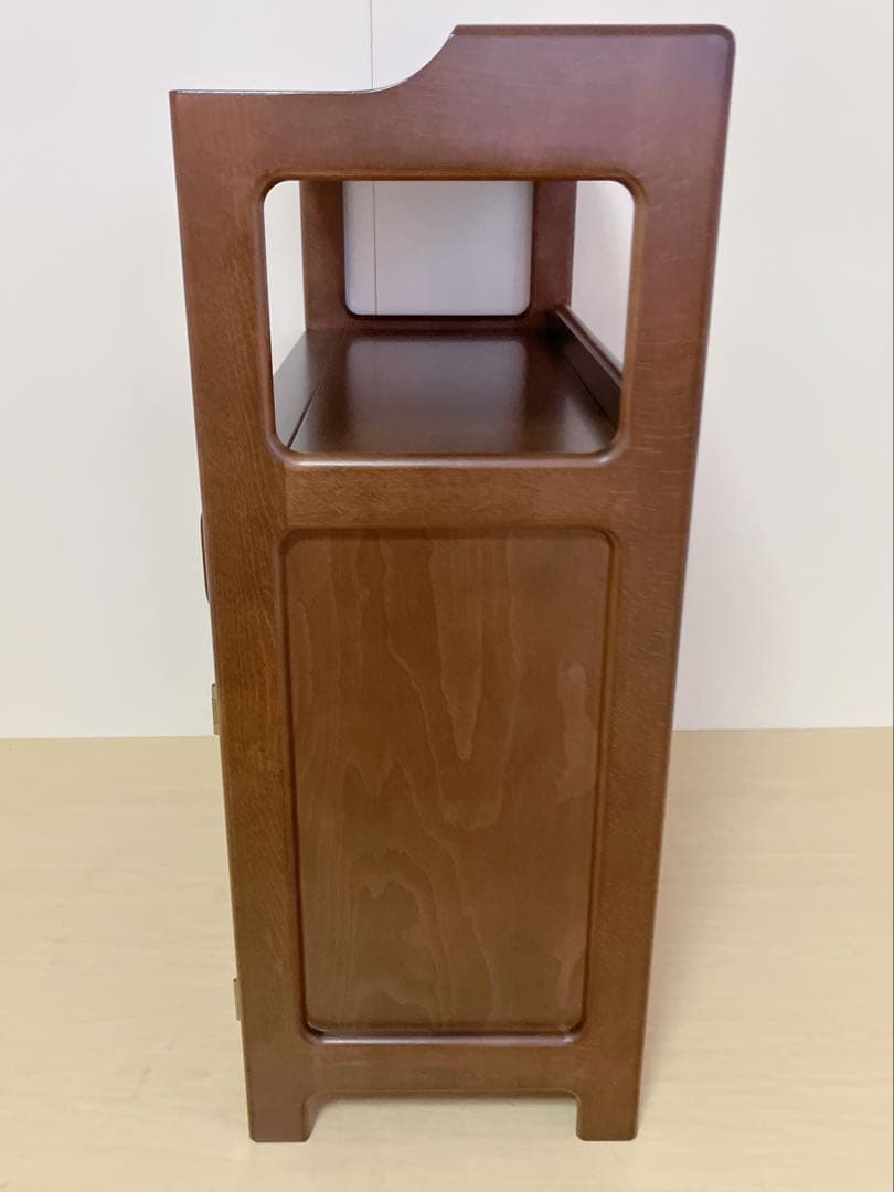 Karimoku カリモク 木製 電話台、FAX台　キャビネット飾り棚 収納　①