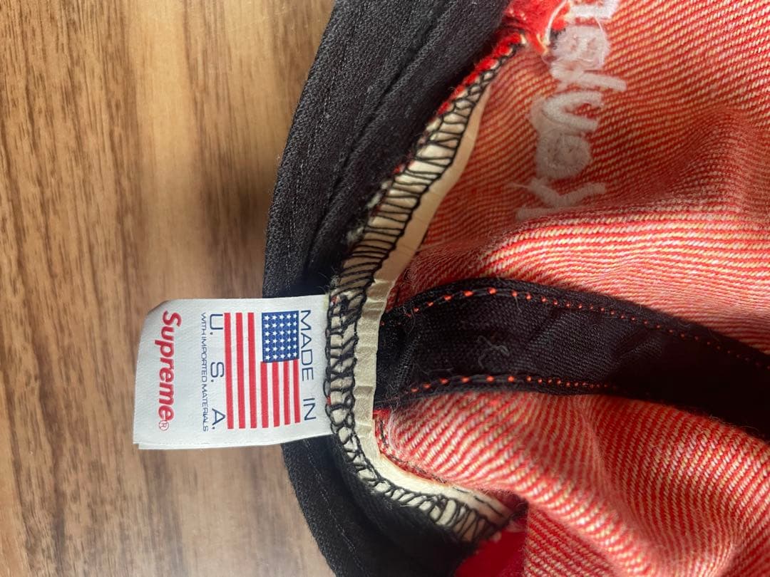 s*u様 supreme kevlar キャップ レッド