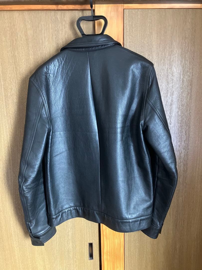 WACKO MARIA ブラックレザー シングルライダース