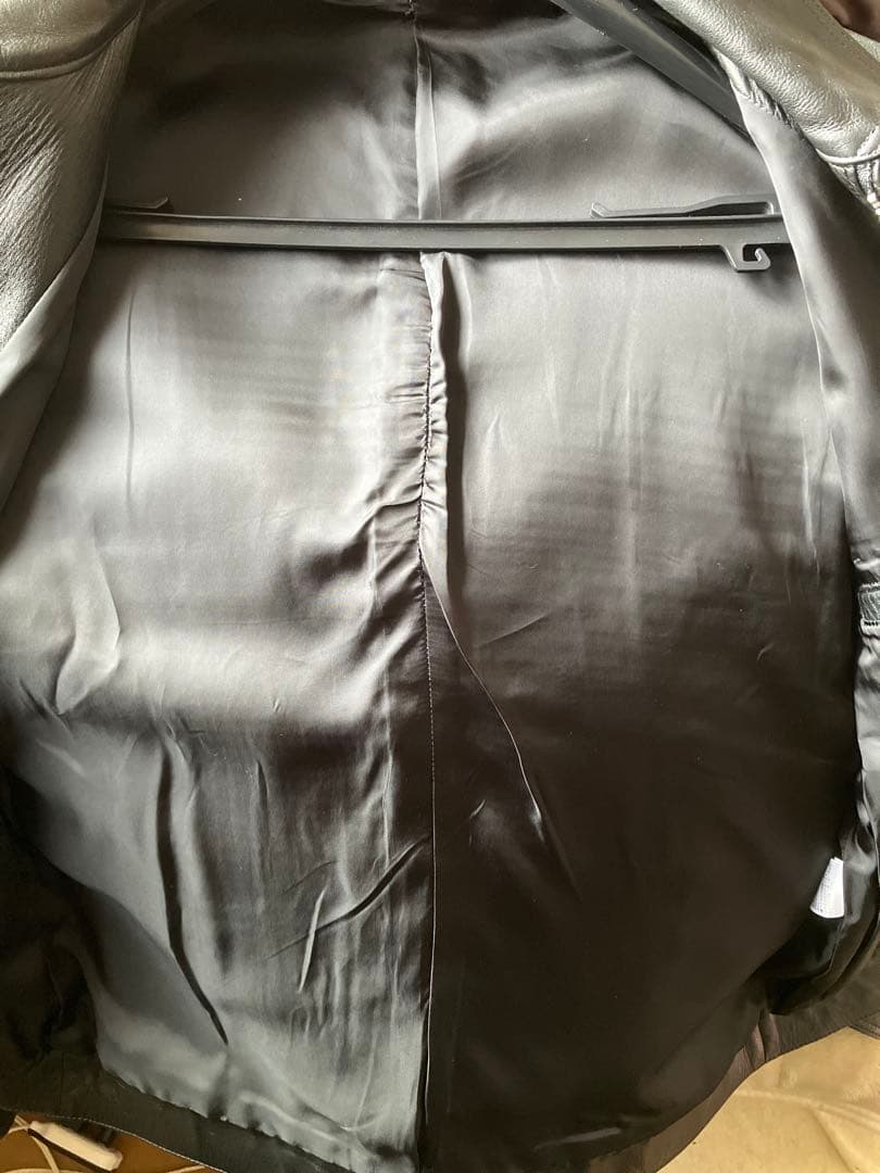 WACKO MARIA ブラックレザー シングルライダース