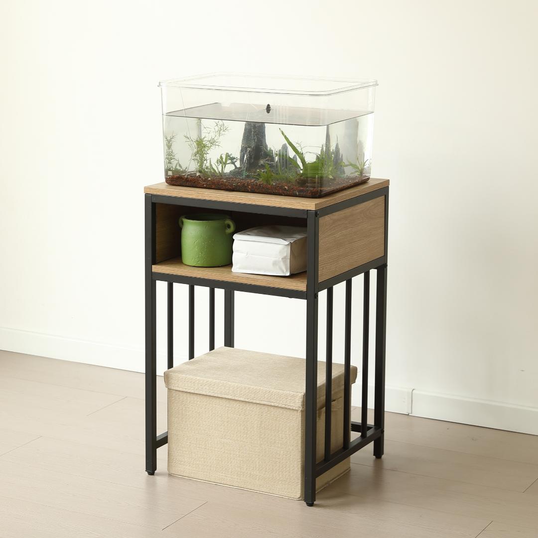 水槽台 水槽スタンド 45*40cm 耐荷重100kg 二段収納棚 幅45cm