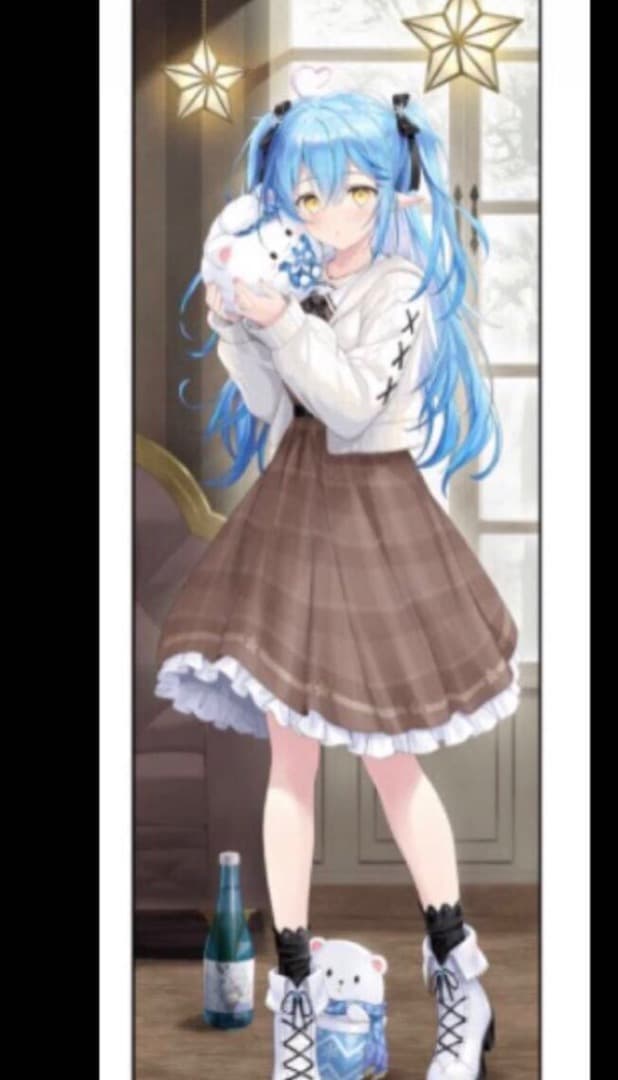 雪花ラミィ　ラミィ　等身大　タペストリー　アカモク　ホロライブ　hololive