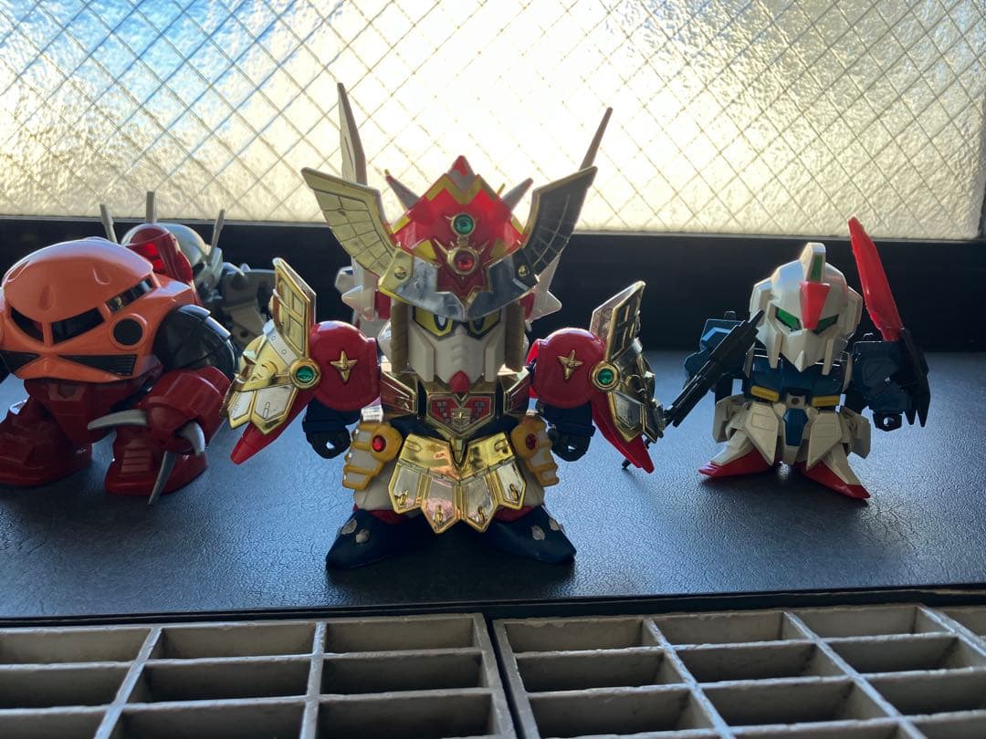 SDガンダム　組み立て済みプラモセット