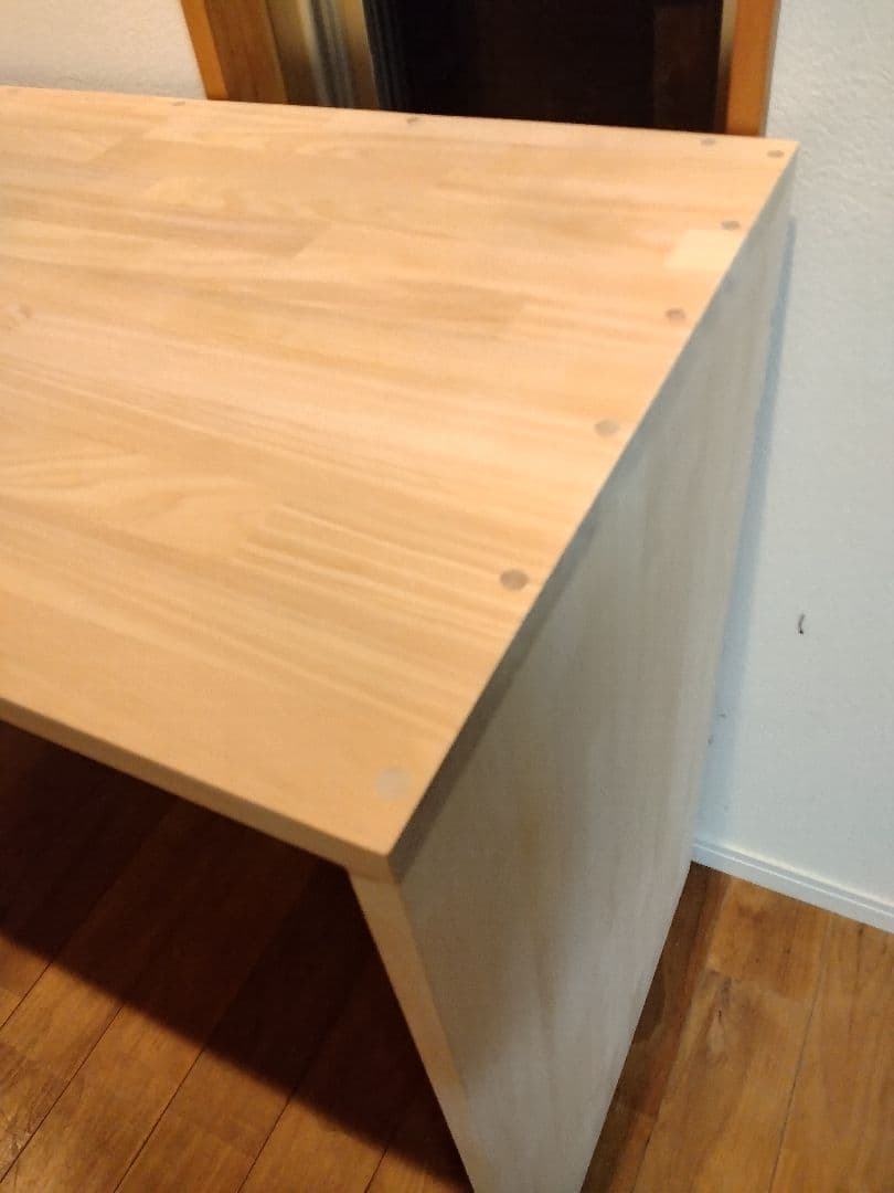 木製　ハンドメイド　オーダー　コの字　棚　シェルフ　ラック　カウンター