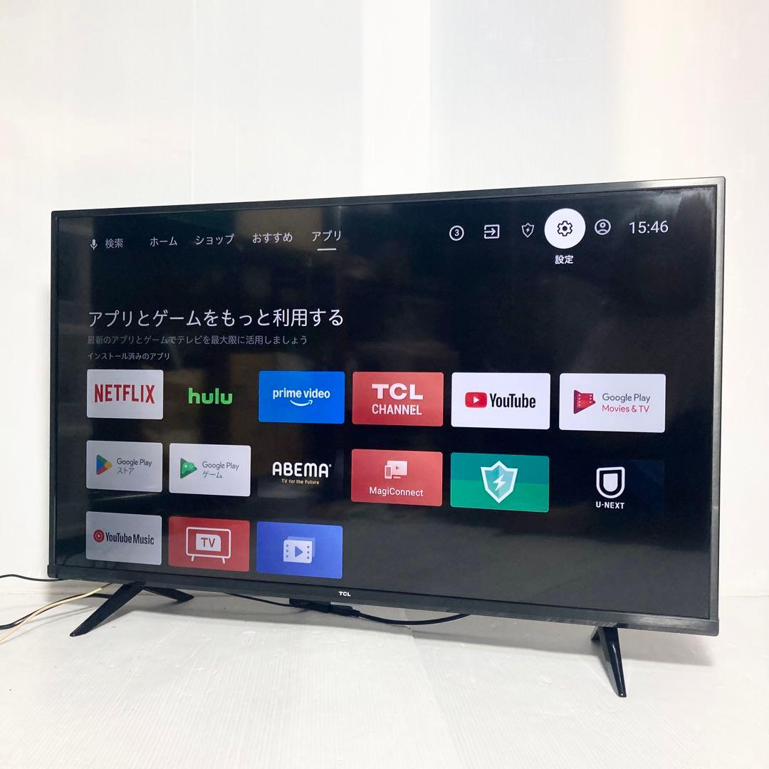 美品 TCL 43インチ 液晶テレビ 43P615 2022年製 スマートTV