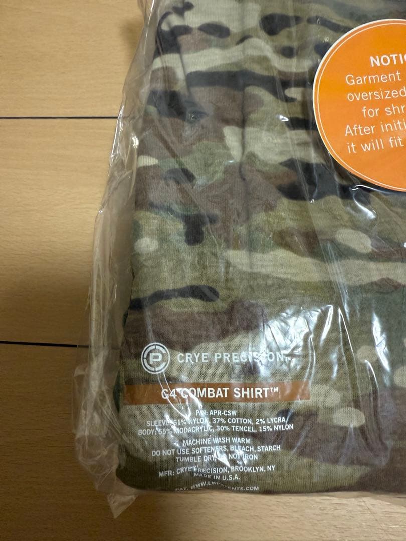 実物　crye precision G4コンバットシャツ　フルマルチカム S-S