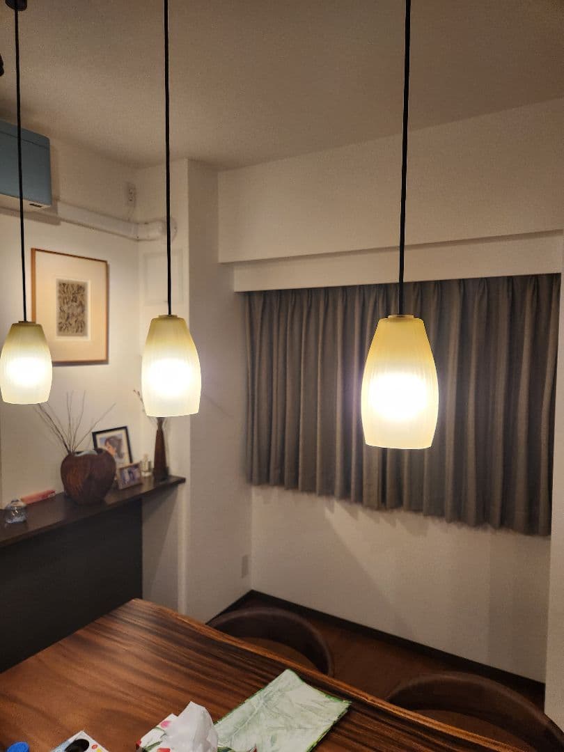 ガラス製ペンダントライト