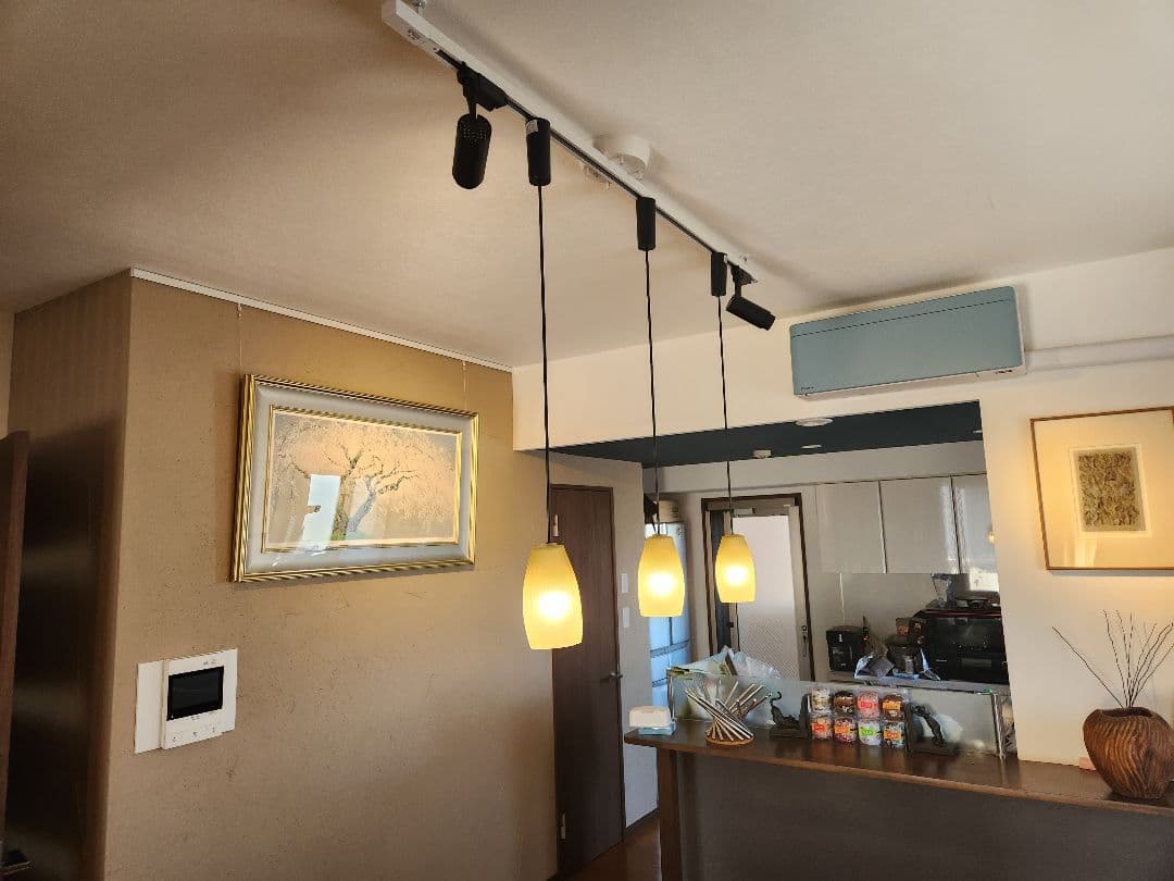 ガラス製ペンダントライト