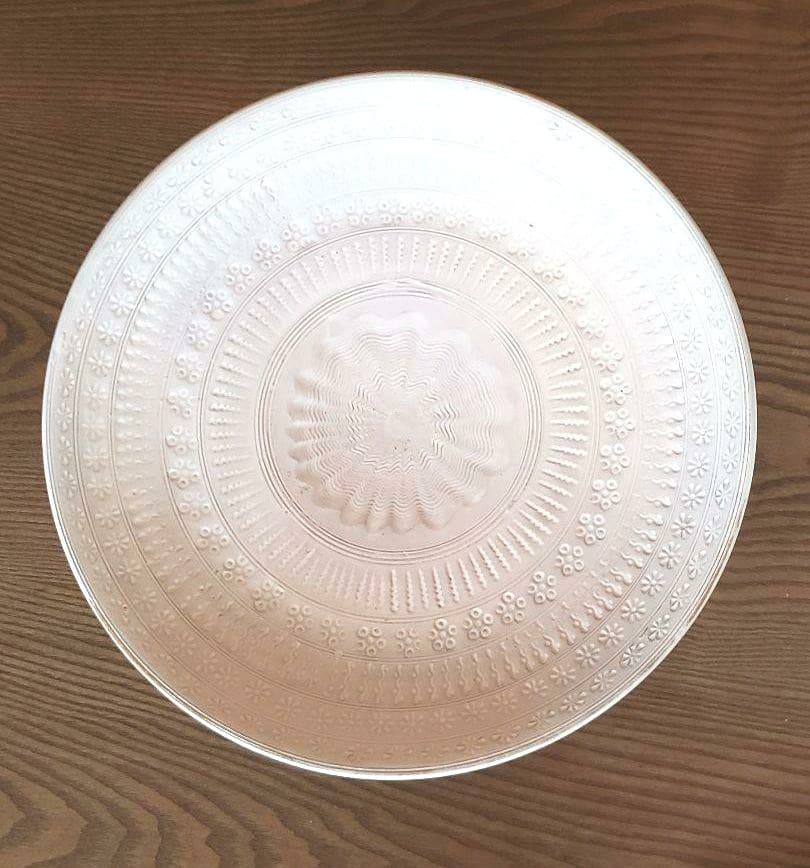 雲糸作品　大皿　〈京焼〉東山堂　　（清水焼)