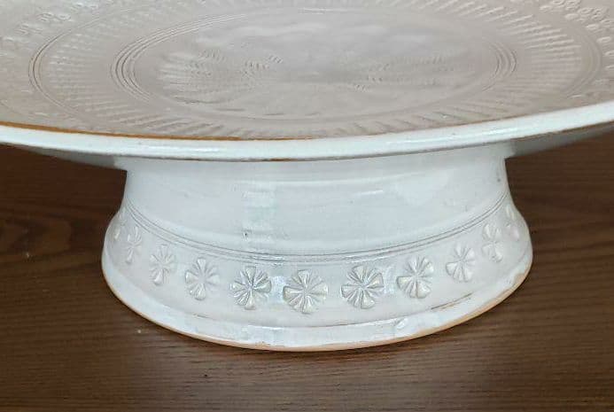 雲糸作品　大皿　〈京焼〉東山堂　　（清水焼)