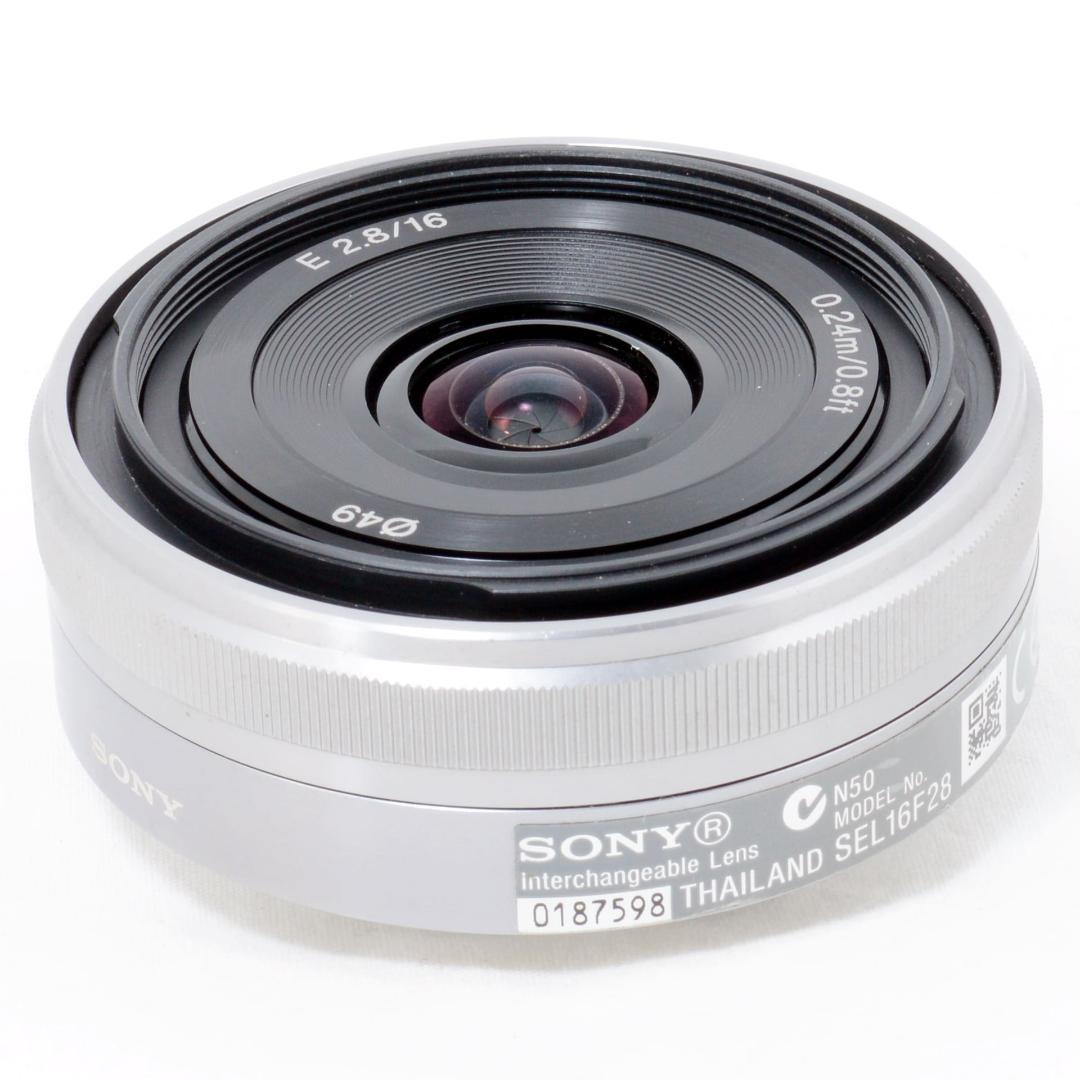 ⭐️美品⭐️SONY ソニー E 16mm F2.8 単焦点レンズ シルバー