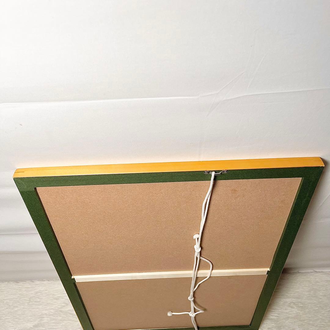 【希少 真作】藤田不美夫 木版画 灯台と海 落款入り 額装済 93/150