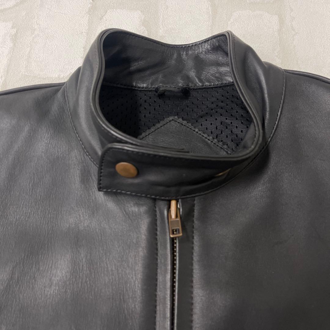 値下げ エスギア S:GEAR 牛革 レザー シングル ライダース ジャケット