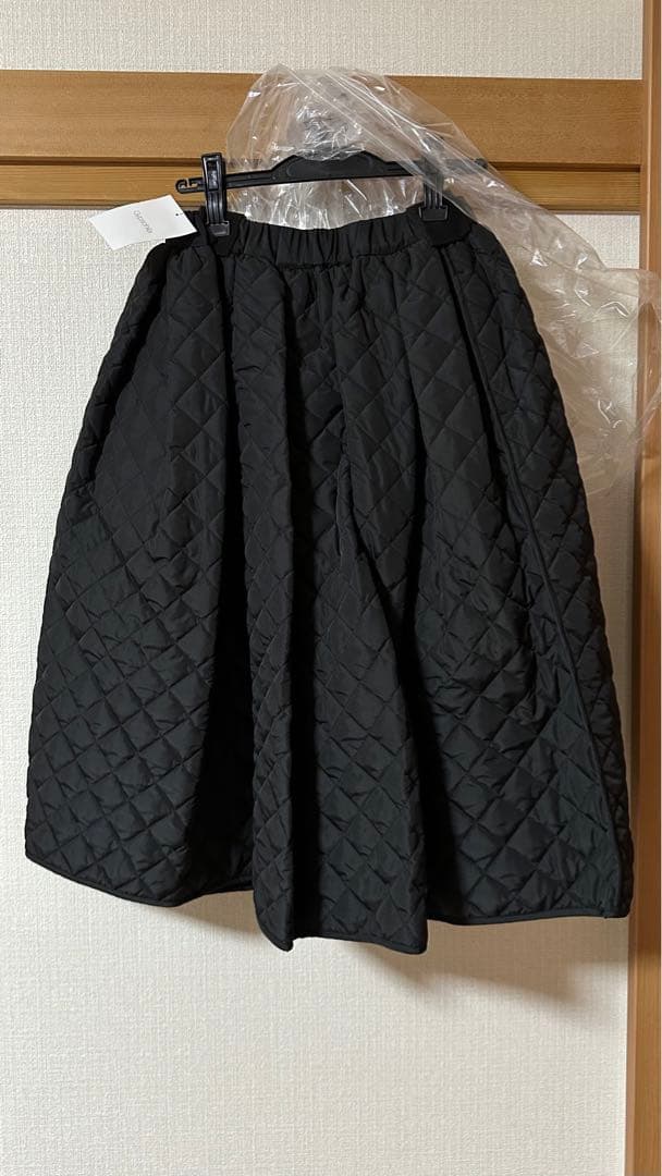 gypsohila ジプソフィア　Quilt Skirt ブラック