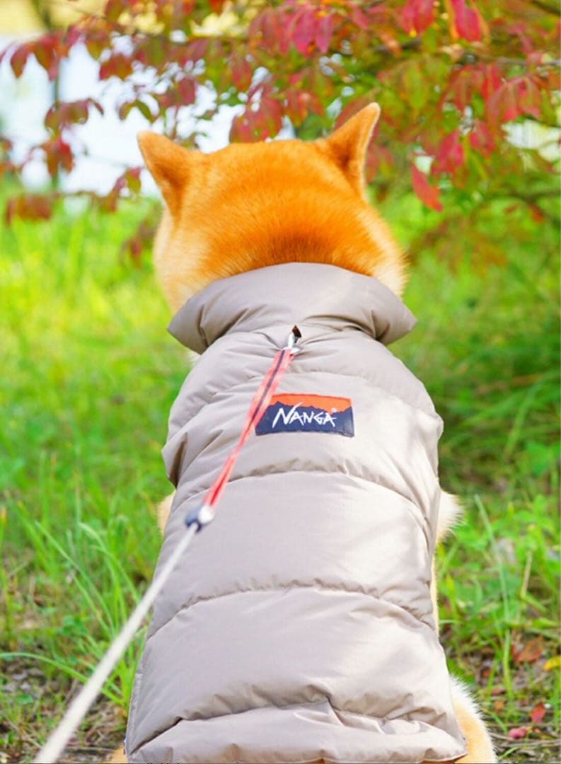 NANGA ドッグウェア　ダウンジャケット 犬服 ベージュ