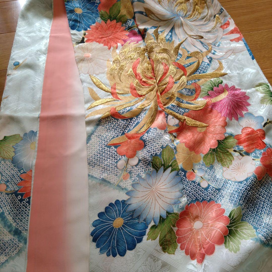 正絹　振袖　8枚　着物まとめ売り　リメイク用