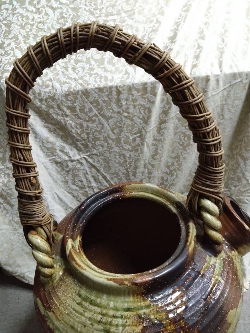 時代物 信楽焼き 特注品 特大 土瓶 インテリア 飾り