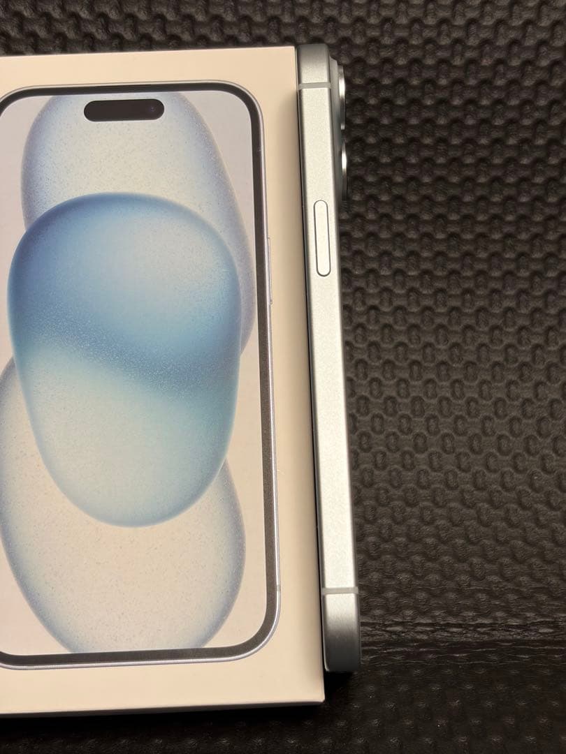 美品 最大容量86% Apple iPhone 15 ブルー 本体 128GB