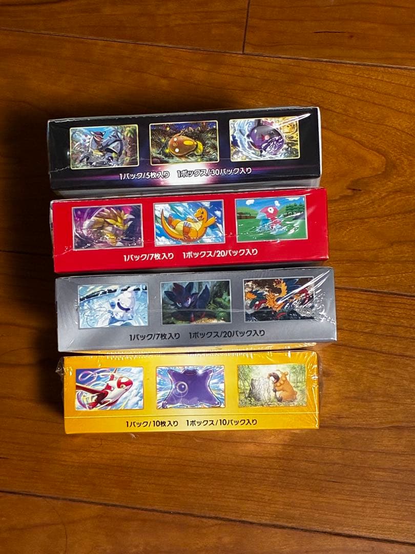未開封　ポケモンカード　BOX 4種セット