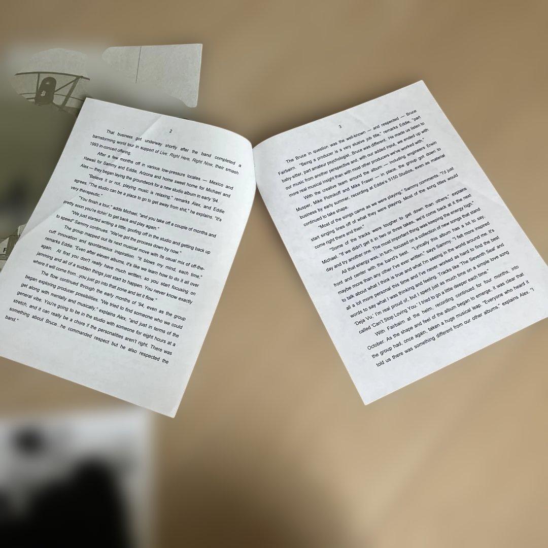 Van Halen メディア情報セット