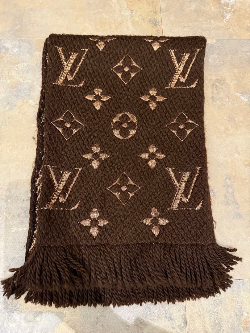 Louis Vuitton ブラウン マフラー