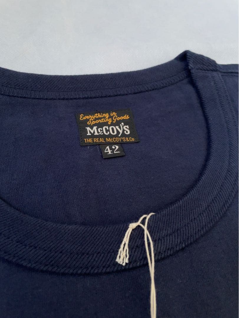 リアルマッコイズ Tシャツ ネイビー 半袖　42