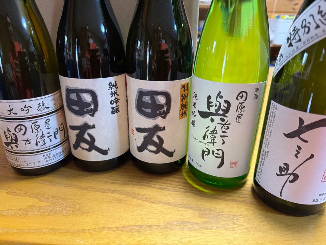 田友 純米吟醸大吟醸　特別吟醸　初代七之助　田原屋　興右衛門5セット 720ml