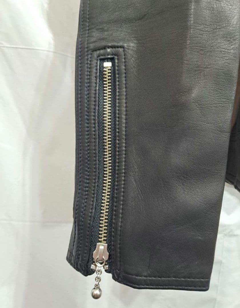 未使用　attack the mind　シングルレザージャケット　バックスタイル