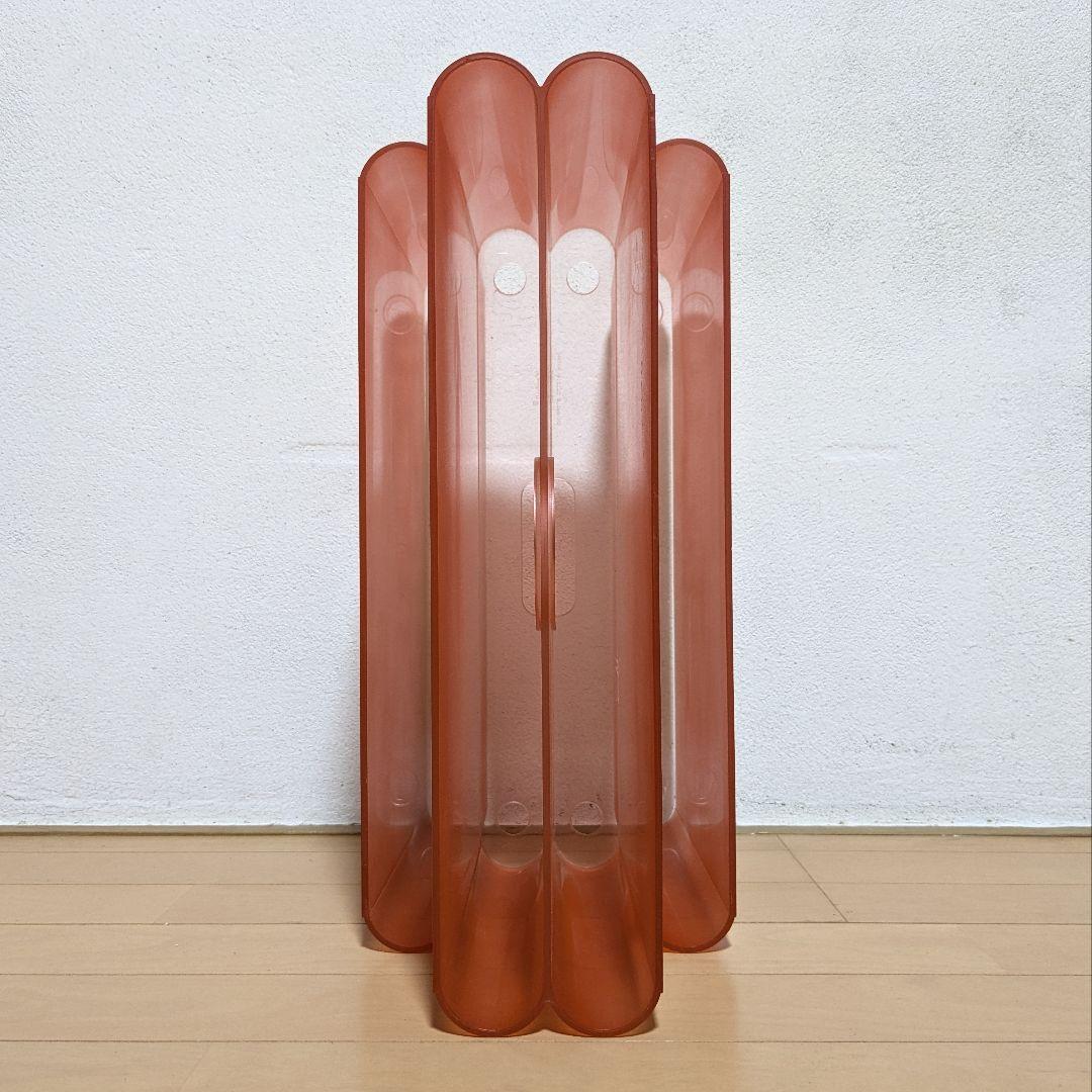 美品 希少 Kartell カルテル ポルタリビステ マガジンラック オレンジ
