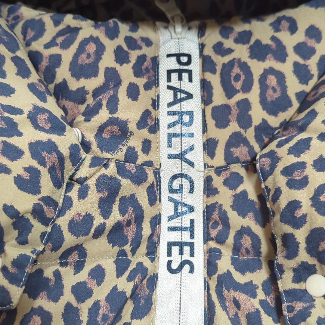 未使用級 パーリーゲイツ 2 近年モデル 4way ダウンジャケット レオパード