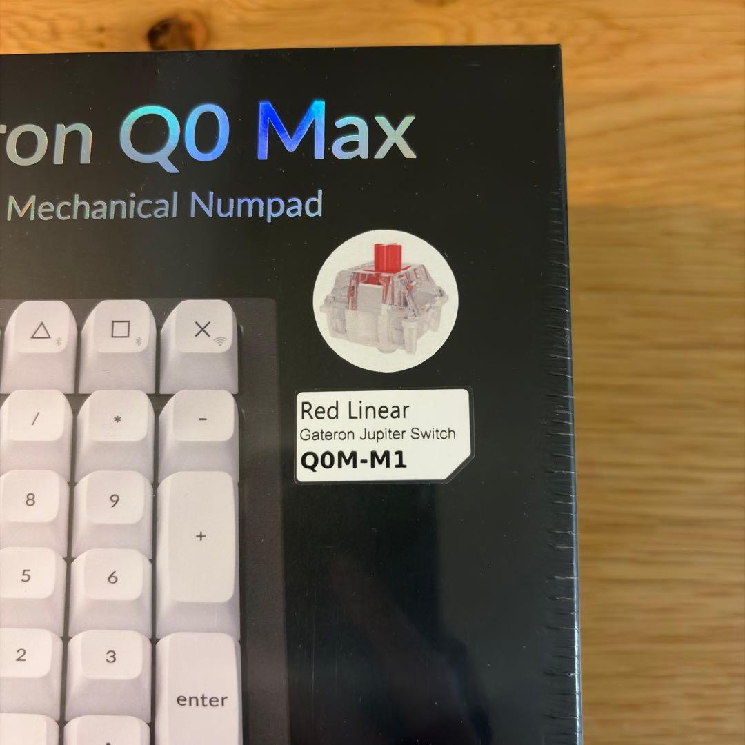 新品未開封 Keychron Q0 Maxワイヤレス テンキー 赤軸