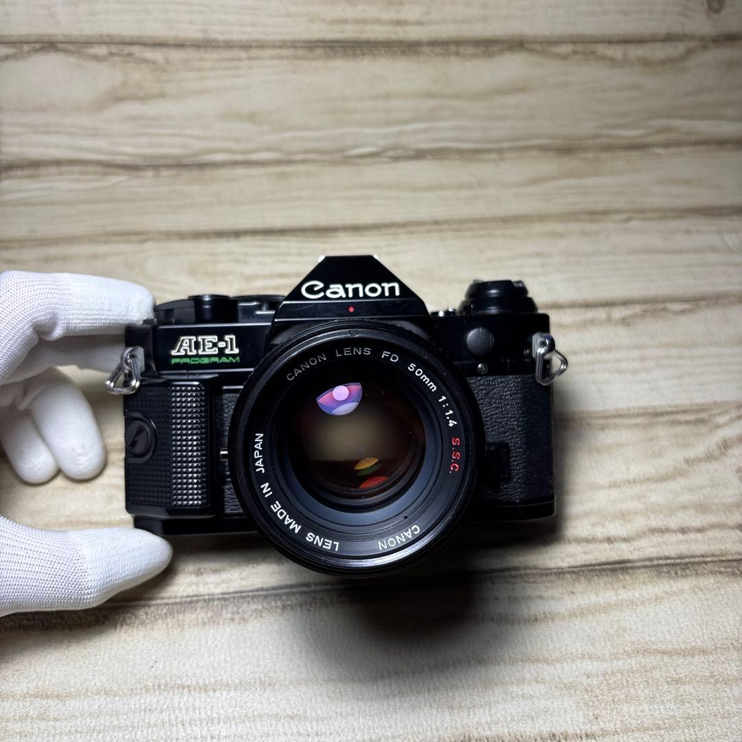 フィルムカメラ Canon AE-1 PROGRAM FD 50mm F1.4 S.S.C.