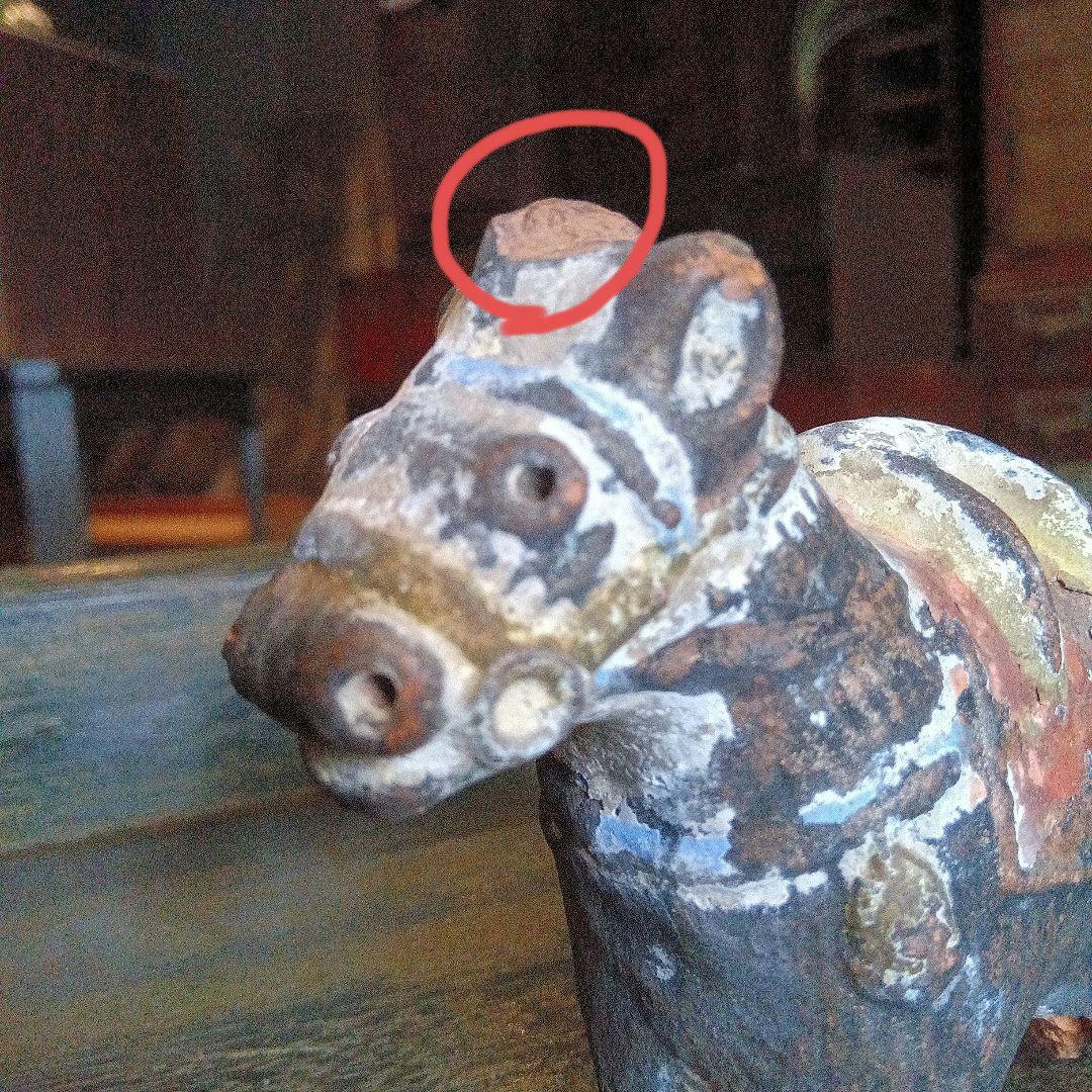 畝傍焼　馬の土鈴　レトロ ヴィンテージ