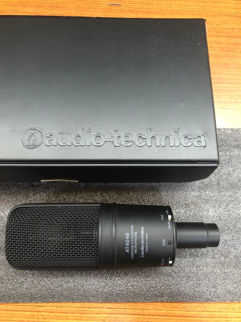 audio-technica AT4040 ケーブル　マイクアーム付