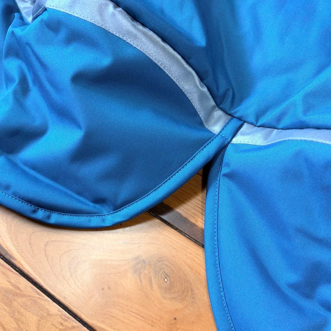 トッパポムッパ　大型犬服　コート　冬　防寒　ペトロール　青　Pomppa