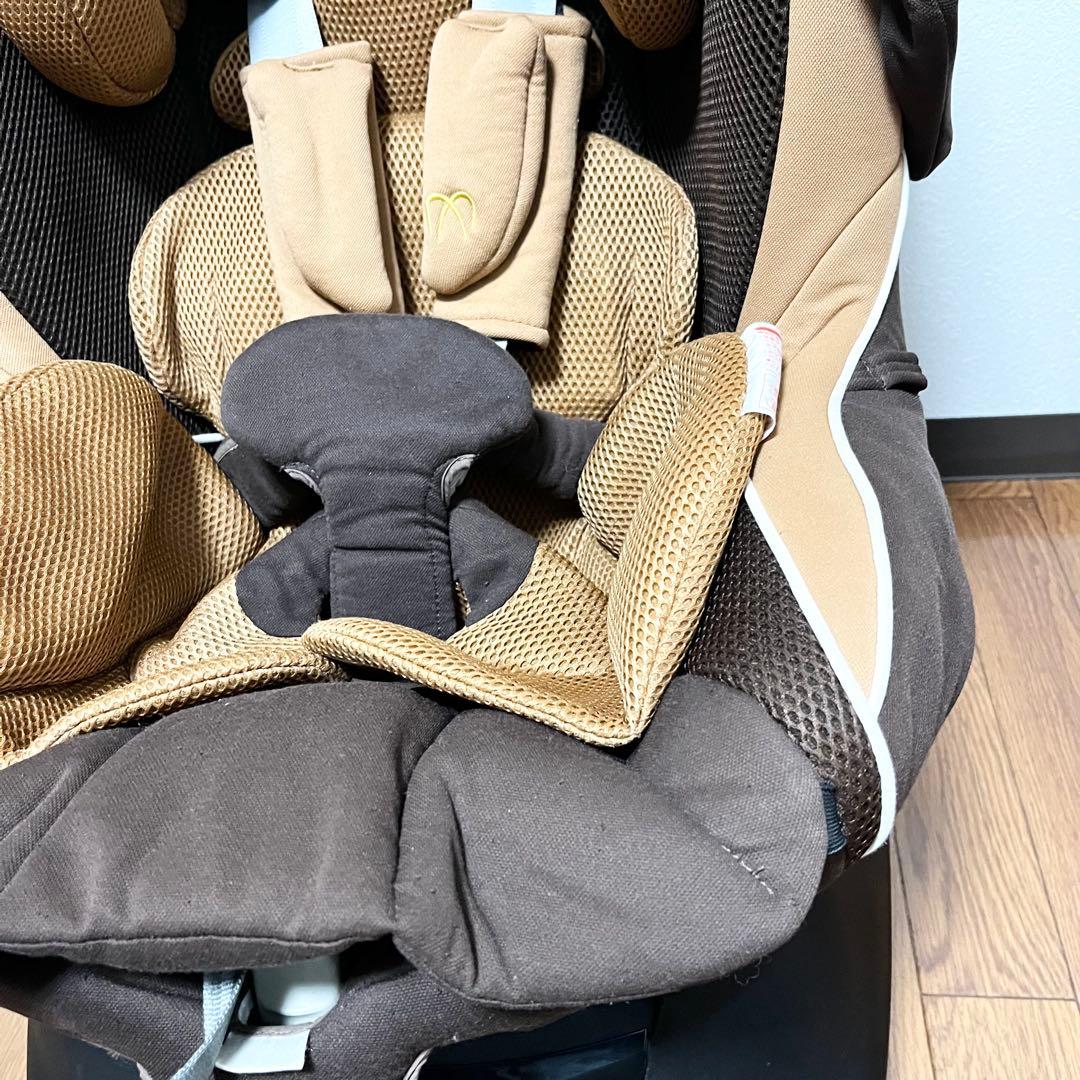 【極美品】エールベベ クルットNT2 チャイルドシート　シナモンブラウン