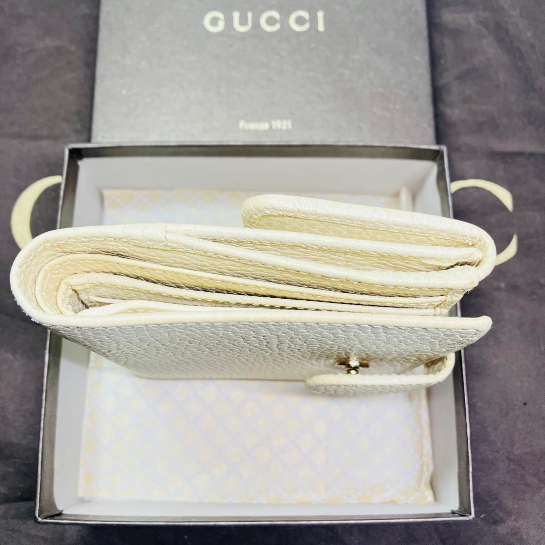 グッチ 財布 レディース GUCCI 二つ折り財布 GG金具インターロッキング
