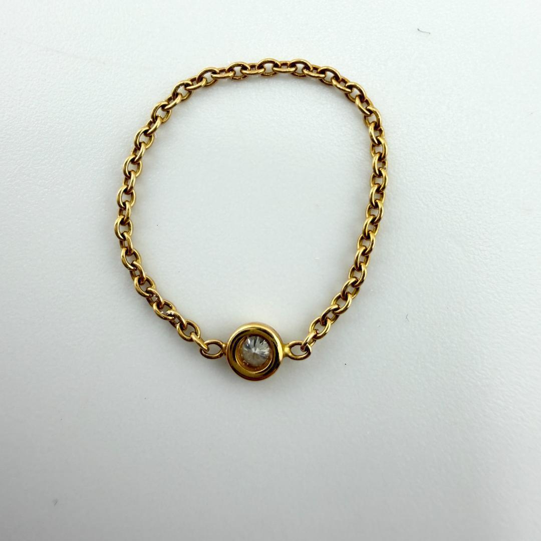 ✨希少✨ Christian Dior ディオール ミミウィ ダイヤ リング　金