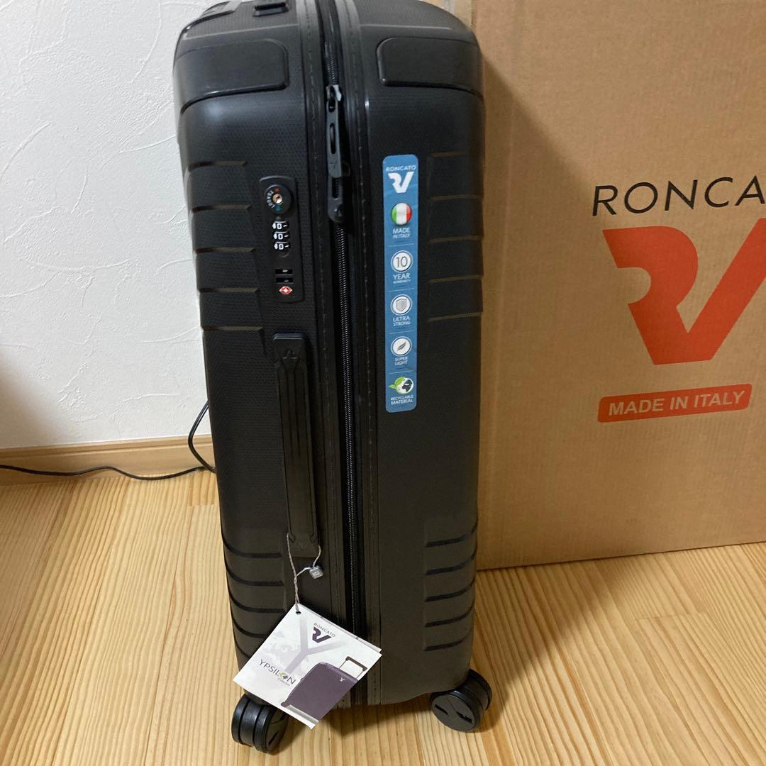 新品イタリア製キャリーケース　ロンカート　イプシロン68～74L ブラック