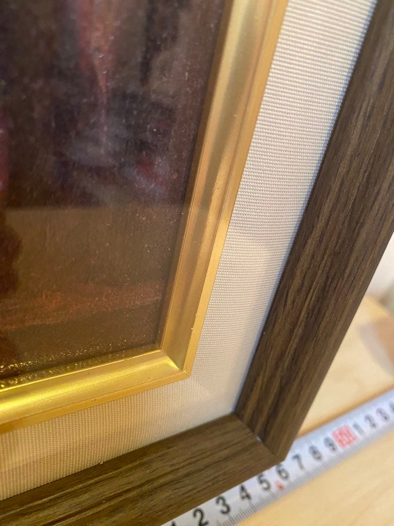 ⭐️新品未使用⭐️ルノワール『ピアノを弾く少女』複製油絵 F6号 受注制作品額装済み