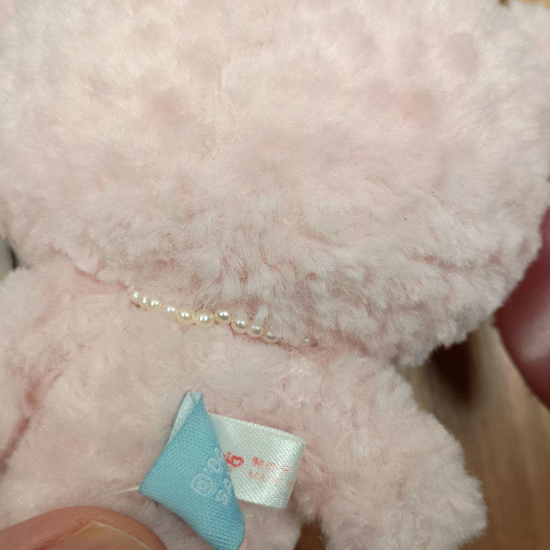 シュガーバニーズ　マスコットビーズ　モモ　サンリオ　ぬいぐるみ　タグ付き　レア