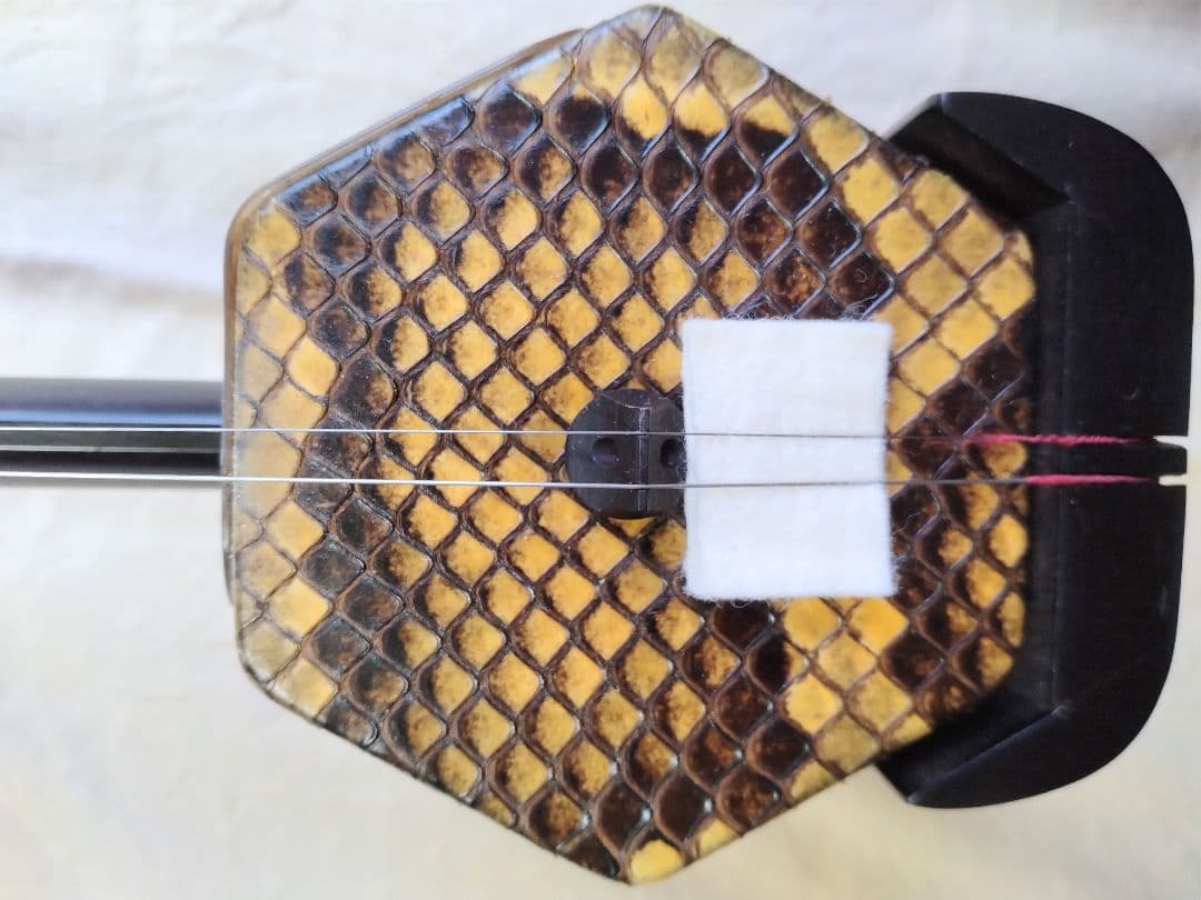 【作家物】高級二胡　竜頭　龍頭　工芸品