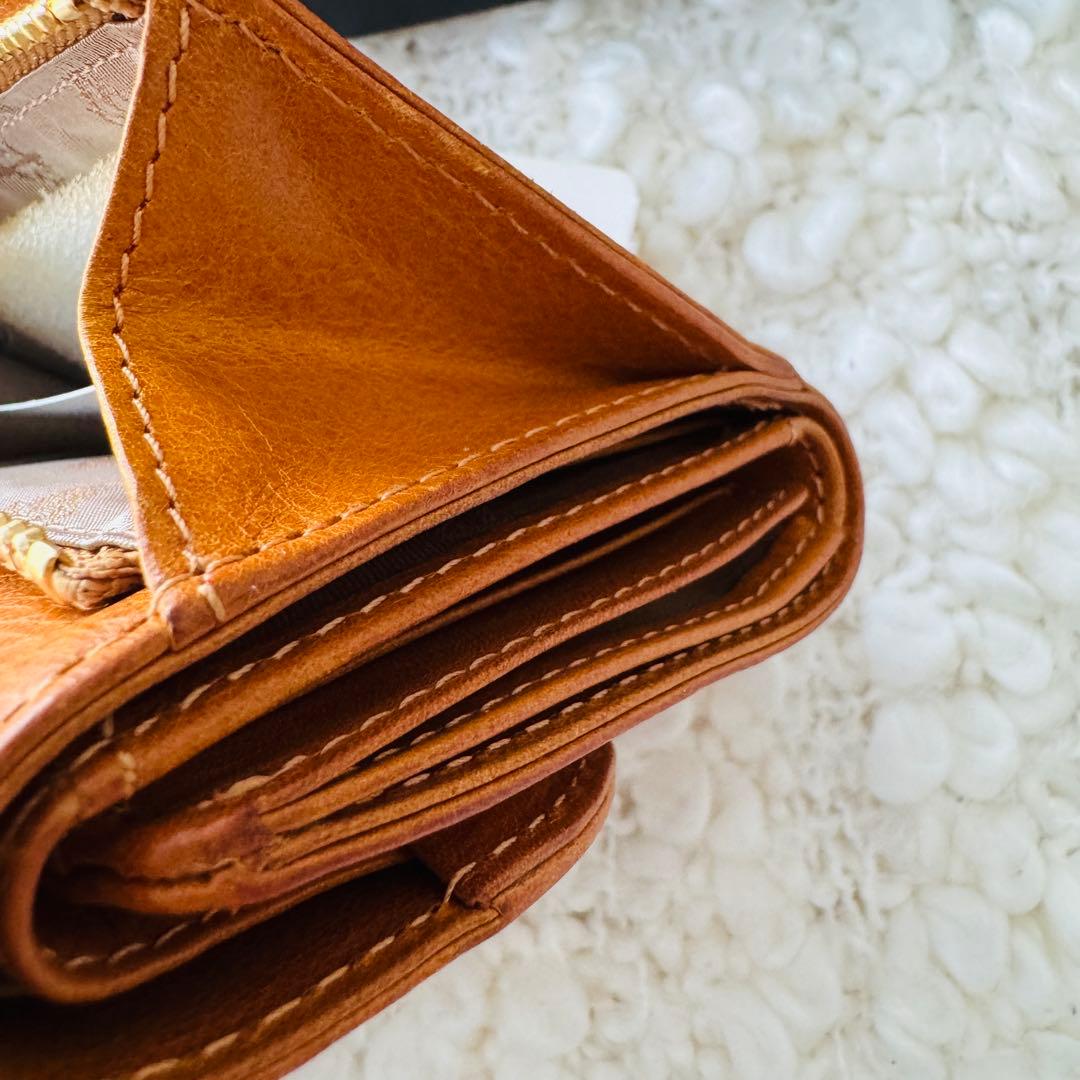 Dakota ダコタ 小銭入れ付き 三つ折り財布 財布 カッシーニ マスタード