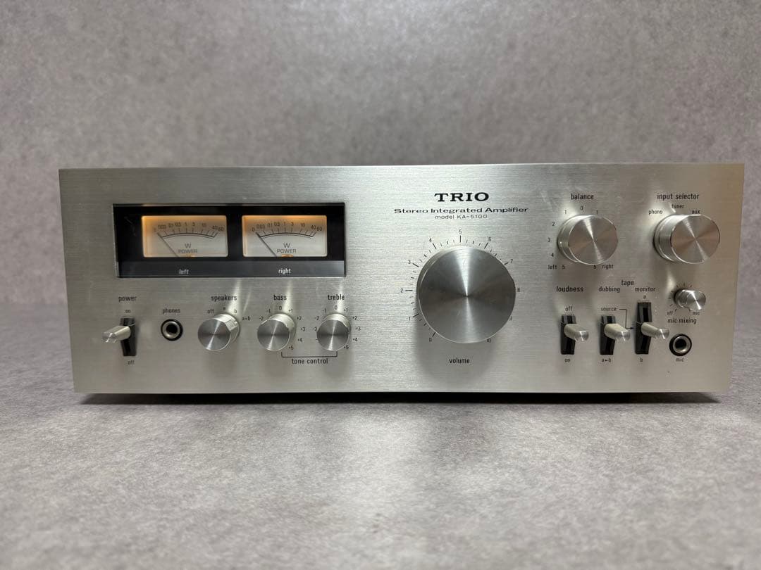 プリメインアンプ TRIO トリオ KA-5100 インテグレーテッド アンプ