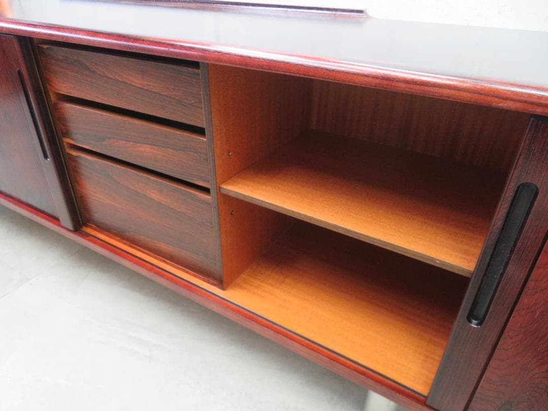 ヴィンテージ■ローズウッド■蛇腹扉■コクヨサイドボード■ミッドセンチュリー■北欧