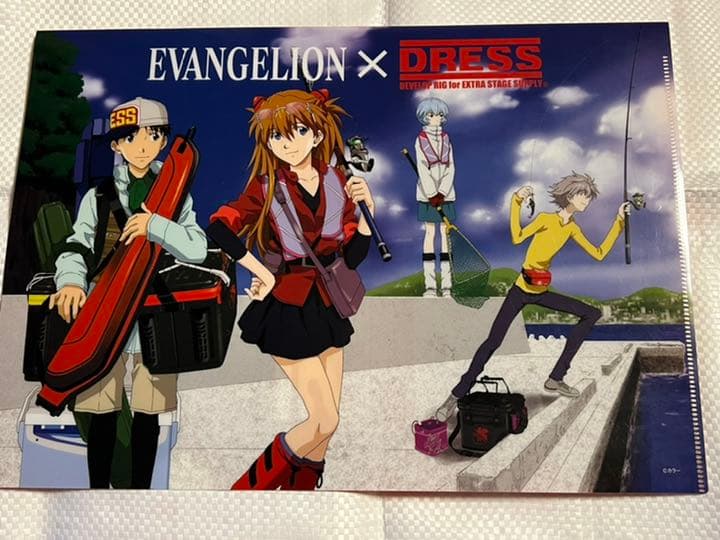 値下げ　エヴァンゲリオン DRESS クリアファイル シンジ アスカ