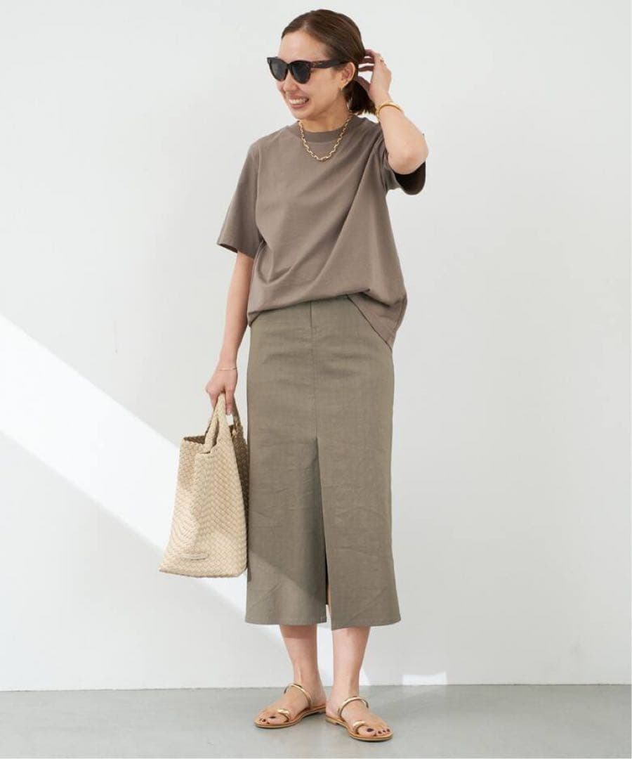 新品タグ付★DeuxiemeClasse★ストレッチツイルスカート★アパルトモン